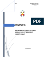 PROGRAMME HISTOIRE 1re A C D