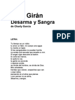 Desarma y sangra, letra de Charly García