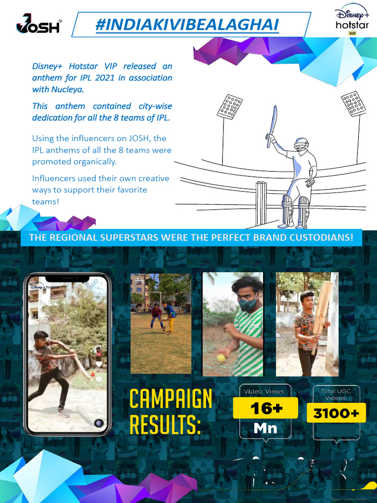 Disney+ Hotstar X Josh Case Study Brief PDF