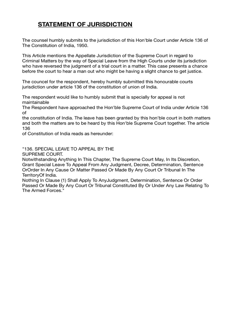 Statement of jurisdiction pdf