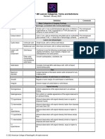 O-RADS MRI Lexicon Terms Table 2023