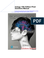 Biopsychology 10th Edition Pinel Solutions Manual