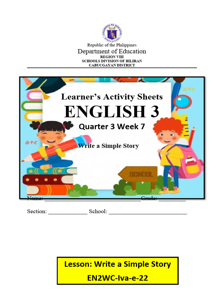 English 3 Q3 Week 7 Pdf Foreign Language Studies Home Garden
