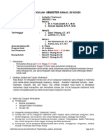 KONTRAK PERKULIAHAN Astrrad 2019-2020