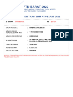 Formulir Pra Registrasi SMM Ptn-Barat 2022