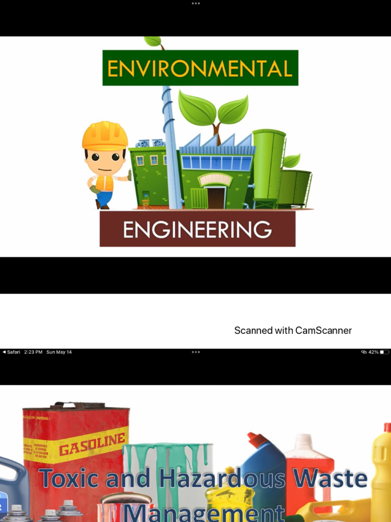 Toxic and Hazardous Waste PDF