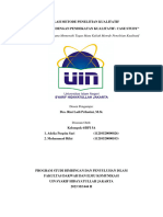 Makalah Metodologi Penelitian Kualitatif, Case Study