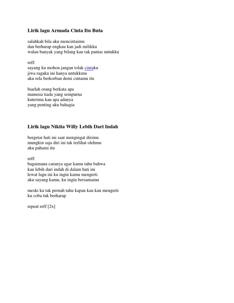 Lirik Cinta Dalam Hati Pantun Cinta