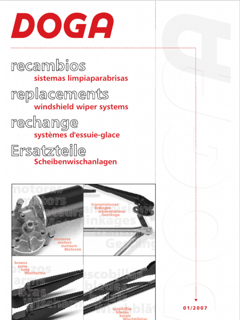 Doga Wiper Systems and Parts Catalogue | PDF | Car | Motor Vehicle