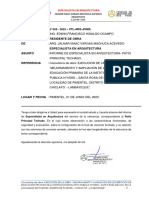 Informe Especialista en Arquitectura - I.E. Santa Rosa Pimentel