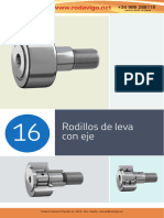 28 Rodillos de Leva Con Eje