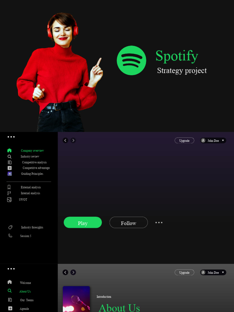 Spotify Theme Template | PDF