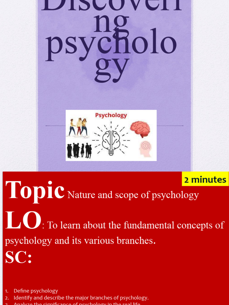 What Is Nature And Scope Of Psychology