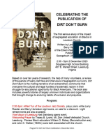 Dirt Dont Burn Program