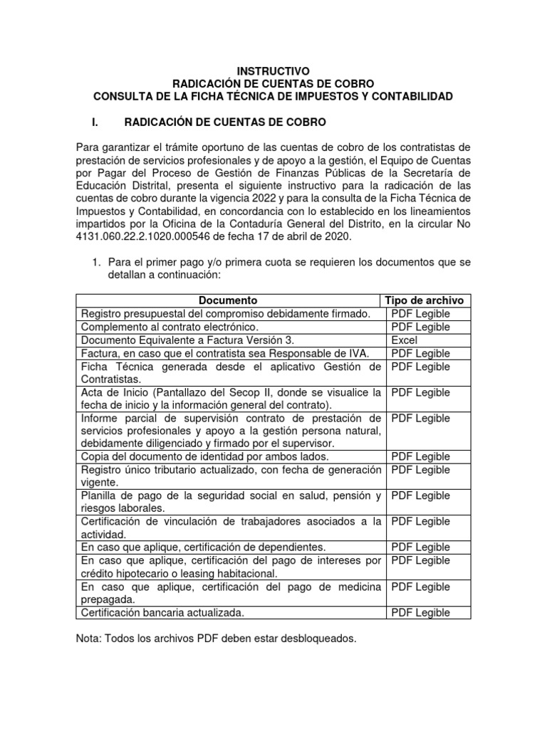 instructivo-radicaci-n-de-cuentas-de-cobro-y-consulta-de-ft-pdf