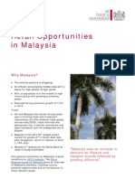 Retail Opportunities in Malaysia