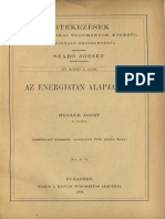 Heller, Ágost (1894) Az Energiatan Alapjairól