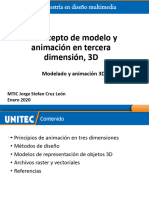 El Concepto de Modelo y Animación en Tercera Dimensión, 3D