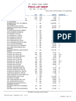 Price List BMHP TGL 1 September 2023