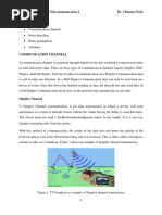 CSE 321 Principles of Telecommunication - Lecture - Note