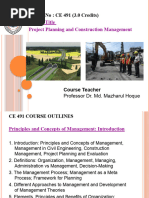 CE 491 Course Outline M M Hoque Final (Edited) - October