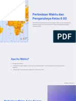 Perbedaan Waktu Dan Pengaruhnya Kelas 6 SD