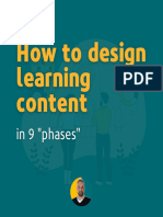 How To Design Learning Content