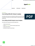 Cara Setting Mikrotik Hotspot Lengkap