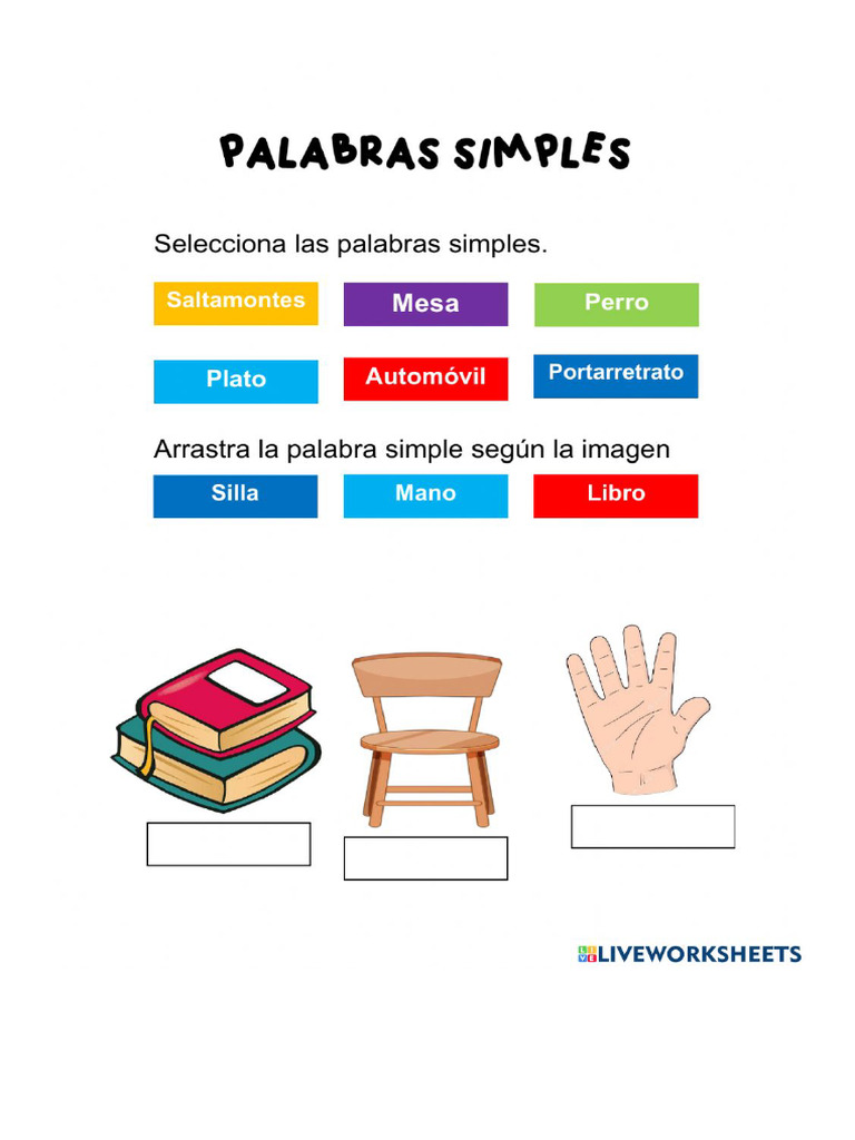 Lengua Palabras Simples | PDF