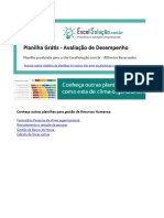 Planilha Avaliacao Desempenho Questionario LUCIANO LAGOAS