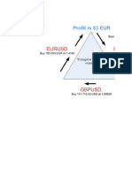 FX Triangular Arbitrage Numerical Sample