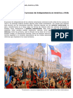 El Proceso de Independencia en América y Chile