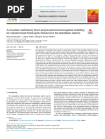 A Two-Phase Confirmatory Factor Analysis and Structural Equation Modelling