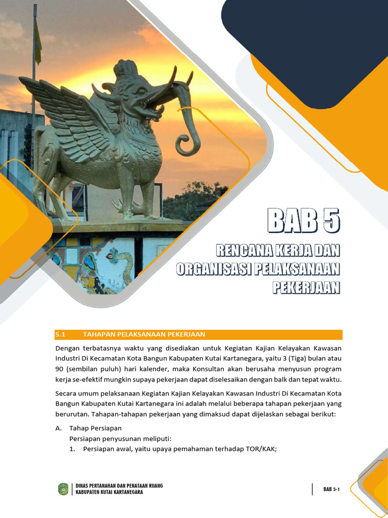 6 Bab 5 Rencana Kerja Pdf