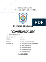 "Comision Salud": Evo Morales Ayma