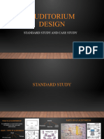 Auditorium Design Standard Study