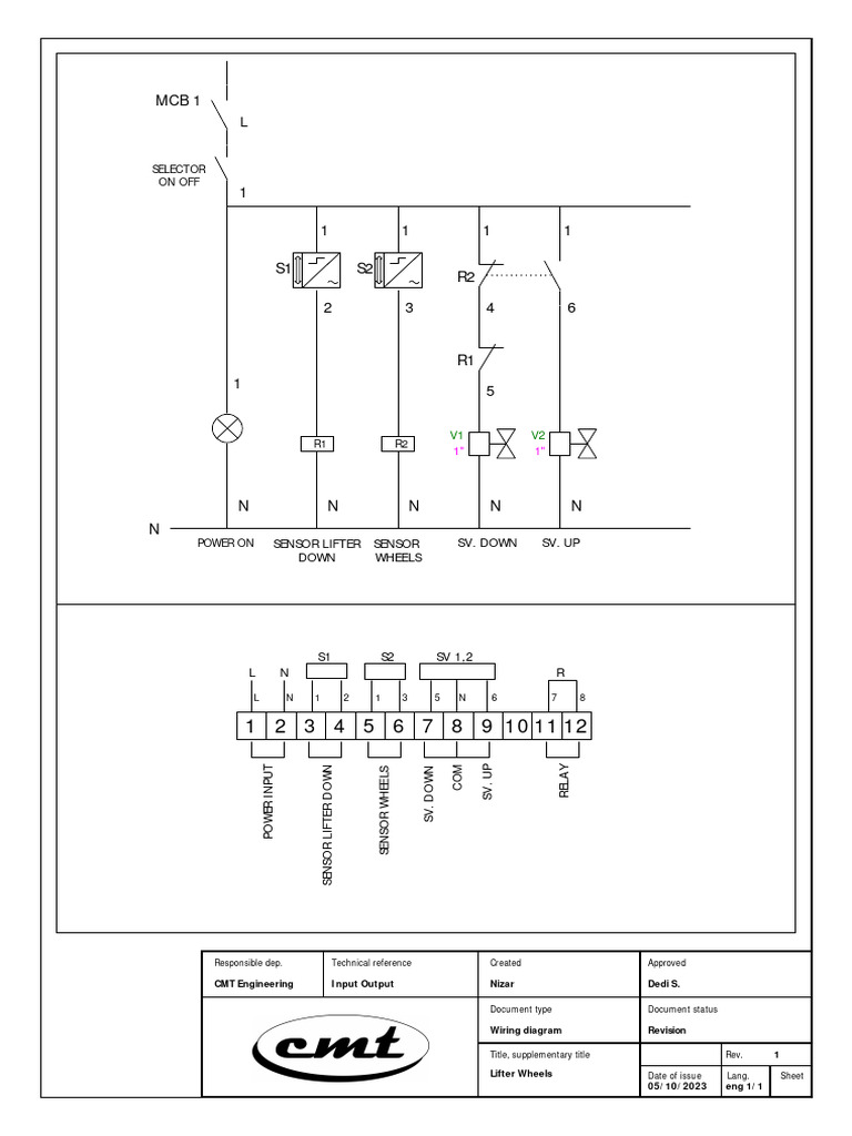 LIFTER WIRING Diagram PDF