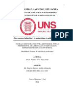 Universidad Nacional Del Santa: Los Cuentos Infantiles y La Autoestima en Niños de 5 Años