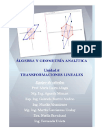 Unidad 6 - Transformaciones Lineales