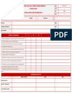 SSTMA-ST14-FO-1 Check List Protección Radiación UV