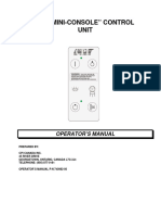 Cpi "Mini-Console" Control Unit: Operator'S Manual