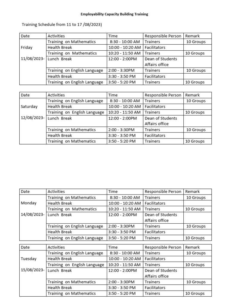 trainig-schedule-august-10-2023-pdf