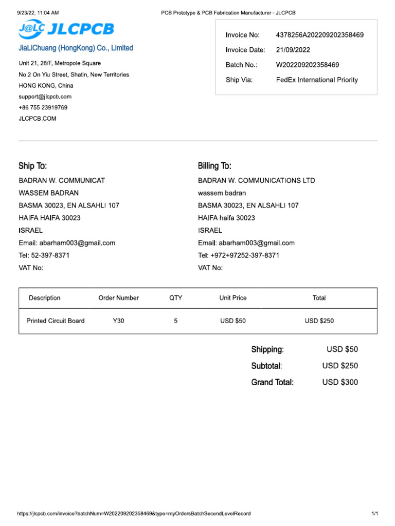 JCPL Invoice | PDF