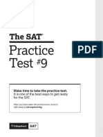 Sat READINGpractice Test 9 Annotated