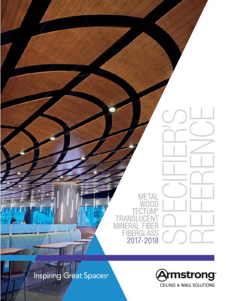 Armstrong Ceilings and Walls Specifiers Reference | PDF | Ceiling | Drywall