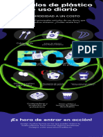 Azul y Blanco Subacuático Limpio y Lindo Datos y Estadísticas Plástico Marino Infografía