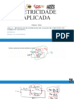 AULA 4 TEORIA - Resolução de Exercícios de Análise de Circuitos Em Corrente Contínua(Parcial)