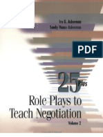 25 Role Plays To Teach Negotiation