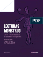 El Monstruo Disidencia de Genero. Tésis Muy Intersante