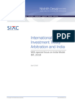 International Investment Treaty Arbitration and India